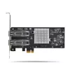 Tarjeta de red StarTech.com 2 puertos GbE SFP, PCIe 2.0 x1, controlador Intel I350-AM2 2x 1GbE, 1000BASE cobre/fibra, NIC Gigabit Ethernet de doble puerto, backplanes para sobremesa/servidor - compatible con Windows y Linux