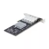 Tarjeta de red StarTech.com 4 puertos GbE SFP, PCIe 2.0 x2 (compatible con x4, x8, x16), controlador Intel I350-AM4 4x 1GbE, 1000BASE cobre/fibra, NIC Gigabit Ethernet de cuatro puertos para sobremesa/servidor - Windows y Linux