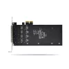 Tarjeta de red StarTech.com 4 puertos GbE SFP, PCIe 2.0 x2 (compatible con x4, x8, x16), controlador Intel I350-AM4 4x 1GbE, 1000BASE cobre/fibra, NIC Gigabit Ethernet de cuatro puertos para sobremesa/servidor - Windows y Linux