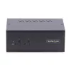 StarTech.com Conmutador KVM DisplayPort de 2 puertos para doble monitor, 4K 60Hz, 2 puertos hub USB 5Gbps, 2 puertos USB 2.0 HID, conmutación por tecla de acceso rápido y botón, conforme a TAA – Nivel de protección ESD 3