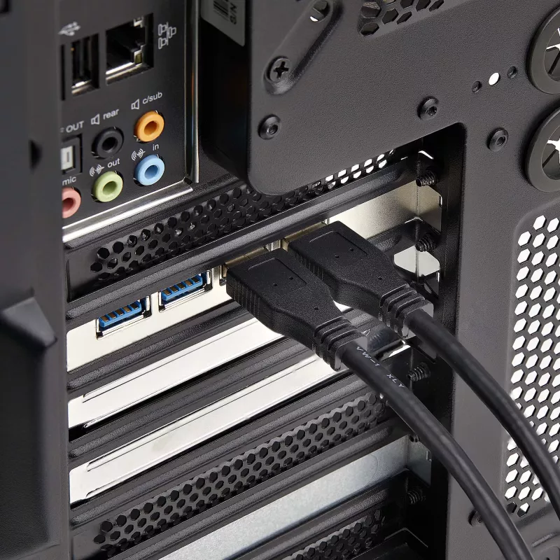StarTech.com Tarjeta USB PCIe de 4 puertos, USB 3.2 5 Gbit/s, tarjeta de expansión PCI Express con 4 controladores USB independientes, 4 puertos USB-A, Windows/macOS/Linux