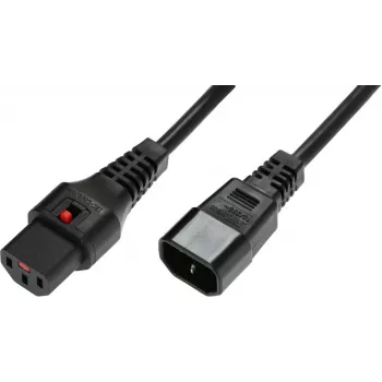 Cable de alimentación Microconnect PC1021 negro 2 m conector hembra C13 conector hembra C14