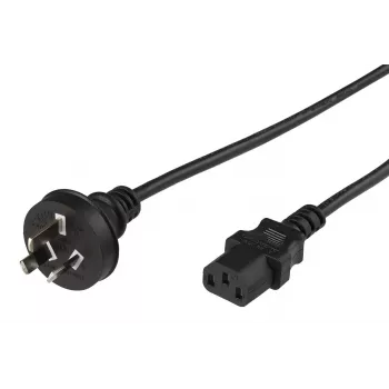 Cable de alimentación Microconnect PE010418AUSTRALIA negro 1,8 m conector hembra C13