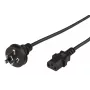 Cable de alimentación Microconnect PE010418AUSTRALIA negro 1,8 m conector hembra C13