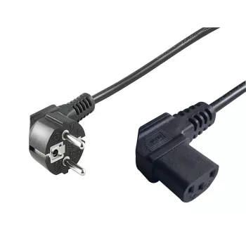 Microconnect PE010518 Cable de alimentación negro 1,8 m CEE7/7 conector hembra C13