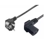Microconnect PE010530 Cable de alimentación negro 3 m CEE7/7 conector hembra C13