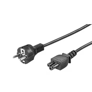 Microconnect PE010810S Cable de alimentación negro 1 m CEE7/7 conector hembra C5