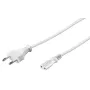 Microconnect PE030705W Cable de alimentación blanco 0,5 m conector macho tipo C conector hembra C7