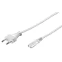 Microconnect PE0307100W Cable de alimentación blanco 10 m conector hembra C7
