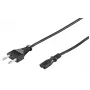Microconnect PE030730 Cable de alimentación negro 3 m conector hembra C7