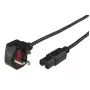 Microconnect PE090420C15 Cable de alimentación negro 2 m BS 1363 conector hembra C15
