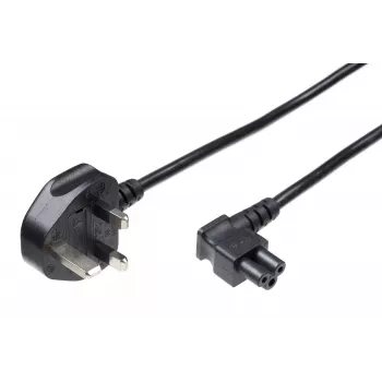 Microconnect PE090818A Cable de alimentación negro 1,8 m conector macho tipo G conector hembra C5