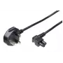 Microconnect PE090818A Cable de alimentación negro 1,8 m conector macho tipo G conector hembra C5