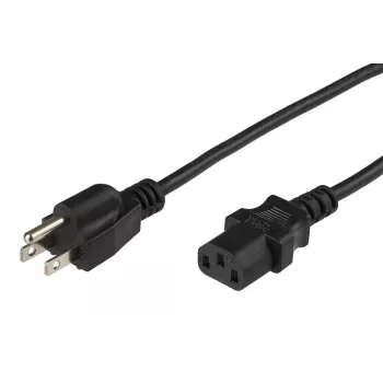 Microconnect PE110440SJT-IT Cable de alimentación negro 4 m NEMA 5-15P conector hembra C13