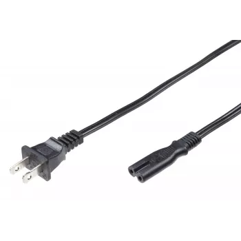 Microconnect PE110718 Cable de alimentación negro 1,8 m conector macho tipo A conector hembra C7
