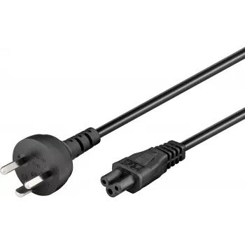 Microconnect PE120830 Cable de alimentación negro 3 m conector macho tipo K conector hembra C5