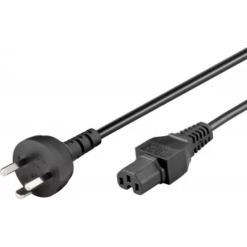 Microconnect PE130418 Cable de alimentación negro 1,8 m conector hembra C15