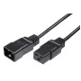 Microconnect PE141510 Cable de alimentación negro 1 m conector hembra C20 conector hembra C19