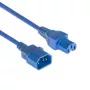 Microconnect PE1415B18 Cable de alimentación azul 1,8 m conector hembra C14 conector hembra C15