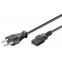 Microconnect PE160418 Cable de alimentación negro 1,8 m conector macho tipo J conector hembra C13