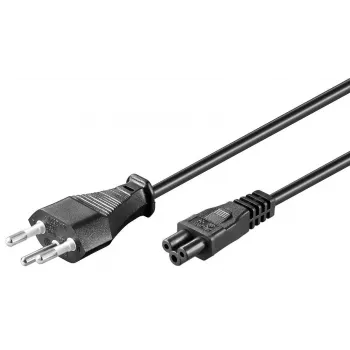 Microconnect PE160818 Cable de alimentación negro 1,8 m conector macho Type J conector hembra C5