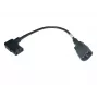 Microconnect PEA1416 Cable de alimentación negro 0,3 m conector hembra C13 conector hembra C14