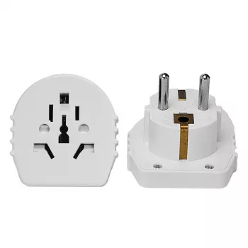 Microconnect PETRAVEL15 Adaptador de corriente universal blanco