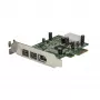 StarTech.com Tarjeta adaptadora FireWire 1394 PCI Express 3 puertos 2b 1a Low Profile