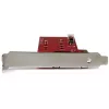 StarTech.com Tarjeta controladora 2x M.2 SATA SSD – PCIe, PCIe, M.2, Full-Height / Low-Profile, PCI 2.0, rojo, CE, FCC, TAA