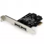 StarTech.com Tarjeta controladora SATA 6 Gbit/s eSATA PCI Express de 2 puertos – tarjeta PCIe SATA III de doble puerto – 2 Int/2 Ext