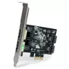 StarTech.com Tarjeta controladora SATA 6 Gbit/s eSATA PCI Express de 2 puertos – tarjeta PCIe SATA III de doble puerto – 2 Int/2 Ext