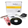 StarTech.com Tarjeta controladora SATA 6 Gbit/s eSATA PCI Express de 2 puertos – tarjeta PCIe SATA III de doble puerto – 2 Int/2 Ext