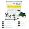 StarTech.com Tarjeta adaptadora 3 puertos M.2 SSD (NGFF) – 1 x PCIe (NVMe) M.2, 2 x SATA III M.2 – PCIe 3.0