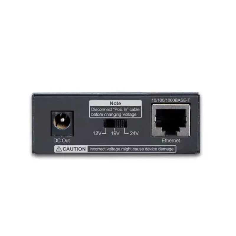 Splitter de red PLANET POE-172S Negro