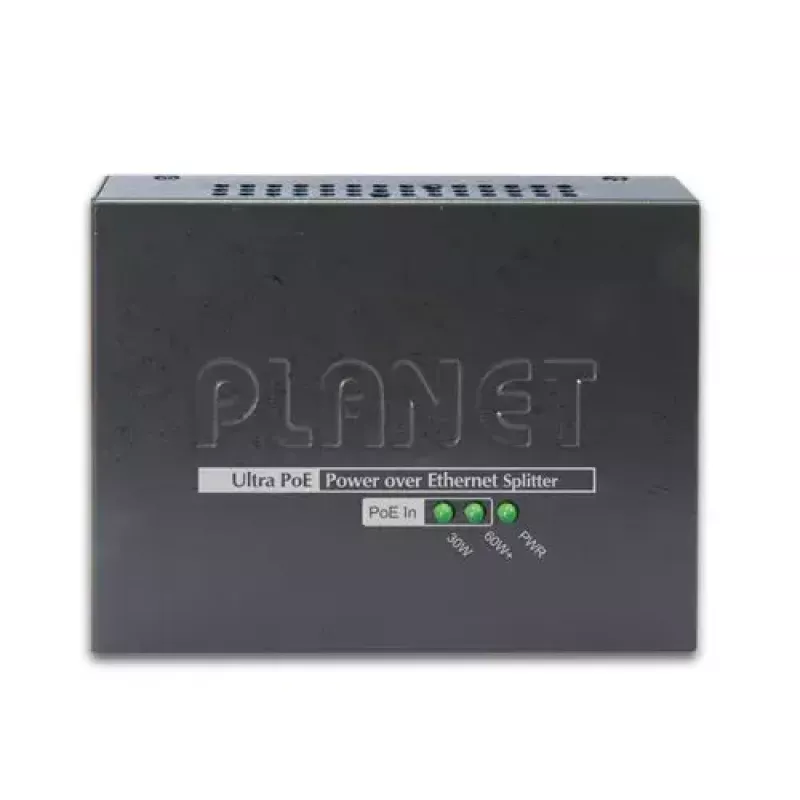 Splitter de red PLANET POE-172S Negro