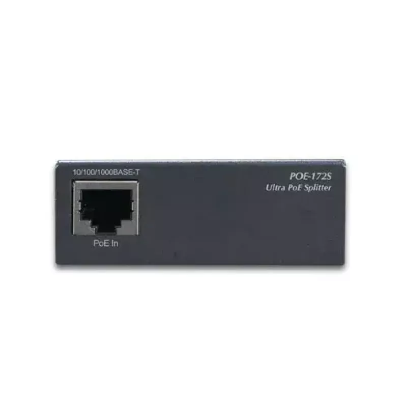 Splitter de red PLANET POE-172S Negro