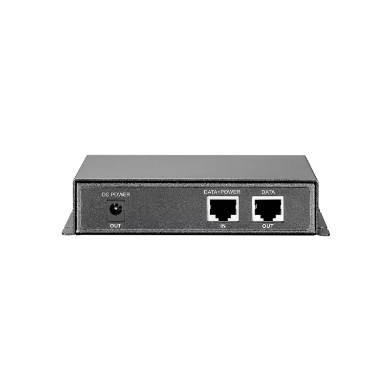 LevelOne Splitter PoE de alta potencia Fast Ethernet, salida 12V DC