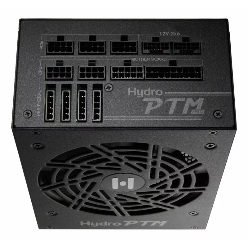 FSP Hydro PTM PRO 1350W fuente de alimentación ATX ATXV3.1 negro, 1350 W, 110 - 240 V, 50/60 Hz, activo, 20 W, 1350 W