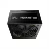 FSP HEXA 85+ PRO 350W fuente de alimentación ATX ATX2.5 negro, 350 W, 100 - 240 V, 50 - 60 Hz, 5 - 2 A, activo, 85 W