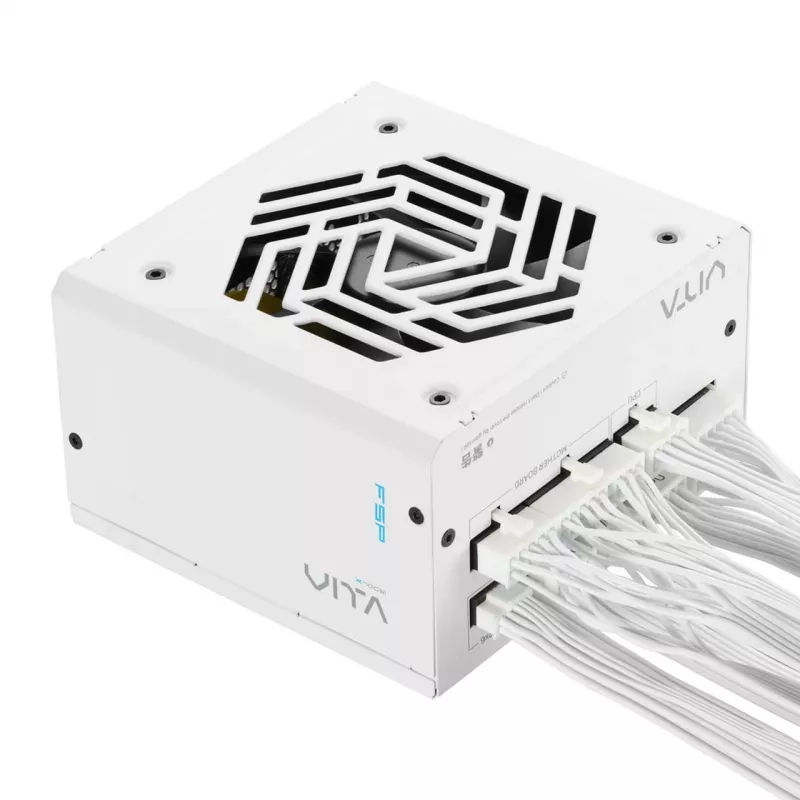 FSP VITA GM 850W PPA8504214 fuente de alimentación, ATX 3.1, 80 PLUS Gold, totalmente modular, 850 W, 100-240 V, 50/60 Hz, blanca