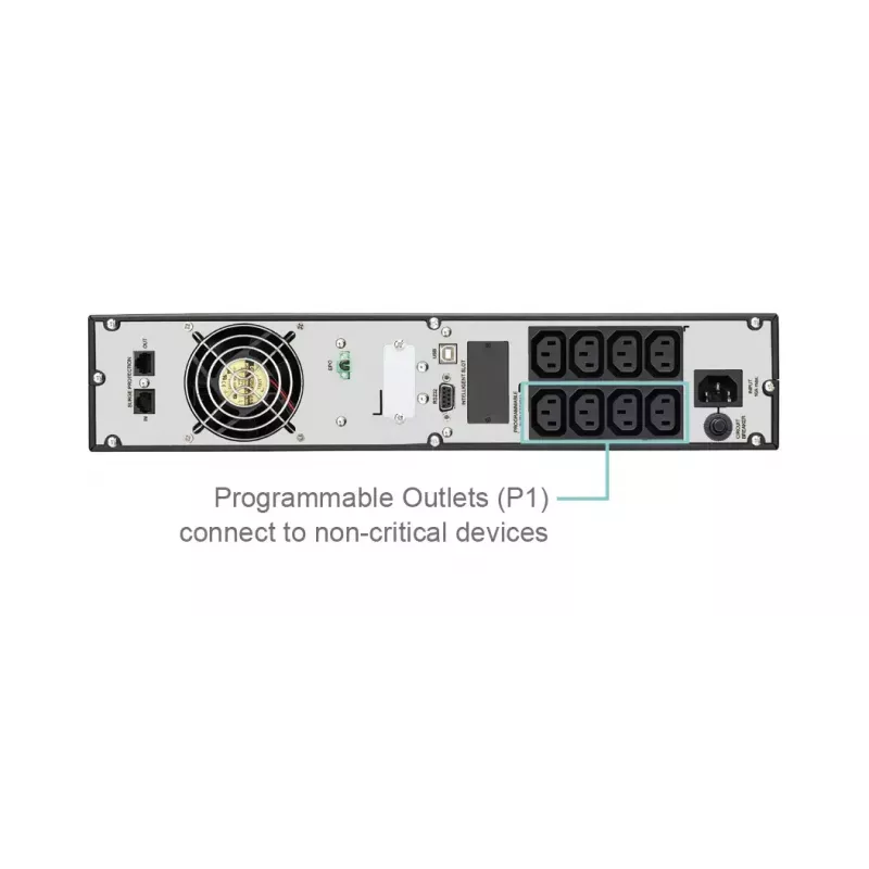 FSP Clippers RT 3K SAI online, 3 kVA / 3000 W, doble conversión, rack/torre