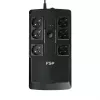 FSP NanoFit 600 sistema de alimentación ininterrumpida (SAI) standby (offline) 0,6 kVA 360 W 6 salidas AC