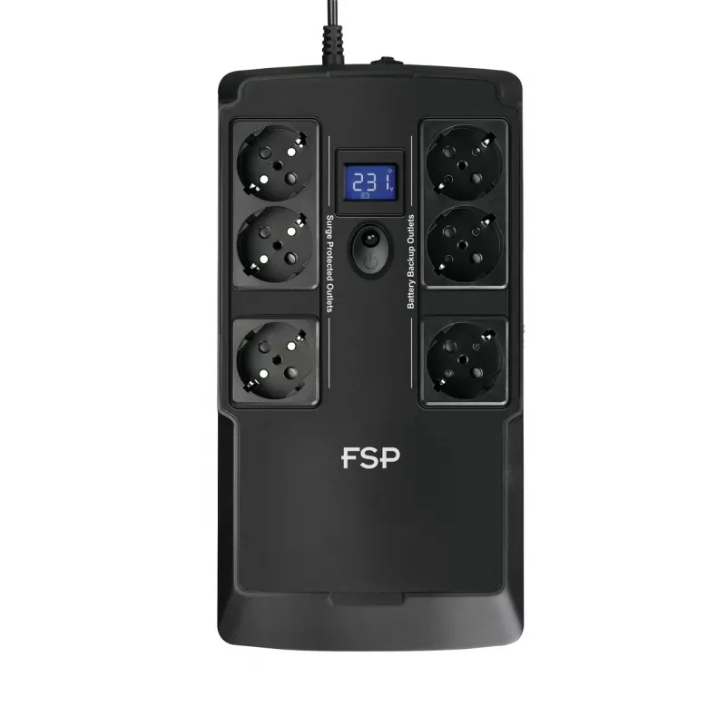 FSP NanoFit 800 sistema de alimentación ininterrumpida (SAI) standby (offline) 0,8 kVA 480 W 6 salidas AC