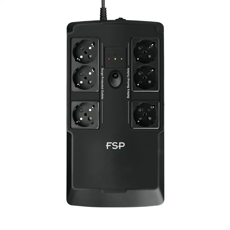 FSP NanoFit 800 sistema de alimentación ininterrumpida (SAI) standby (offline) 0,8 kVA 480 W 6 salidas AC