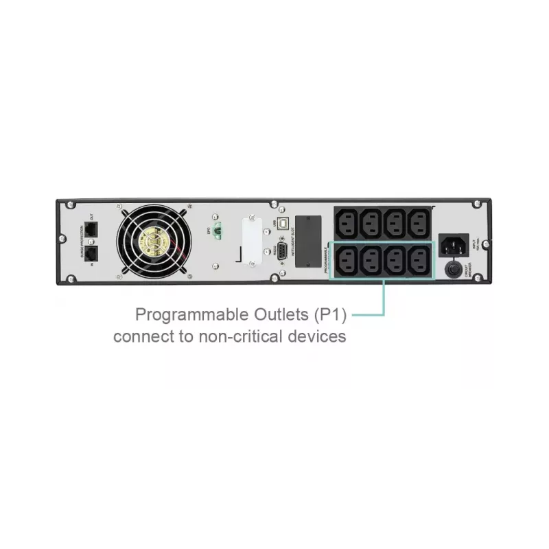 FSP Eufo 1.1k sistema de alimentación ininterrumpida (SAI) line-interactive 1,1 kVA 990 W 8 salidas AC