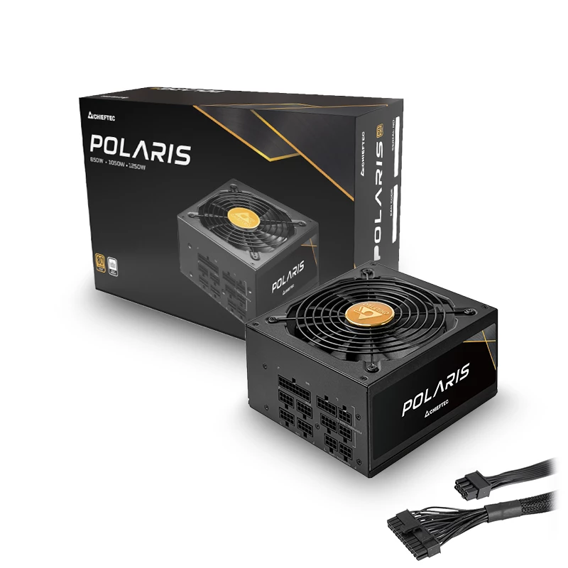Chieftec Polaris PPS-1050FC fuente de alimentación 1050 W 20+4 pol ATX ATX negro