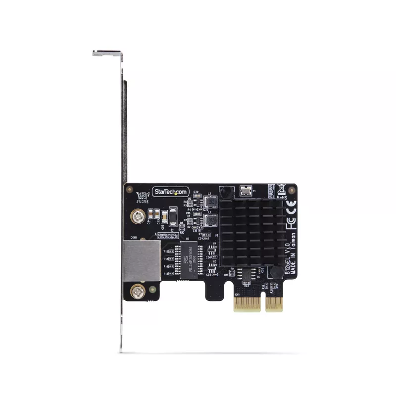 StarTech.com tarjeta de red PCIe 1 puerto 5G Gigabit, tarjeta LAN PCI Express 5G/2,5G/1G/100M/10M, Realtek RTL8126, Windows y Linux, conforme a TAA