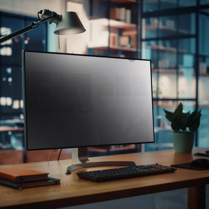 StarTech.com filtro de privacidad para monitor de 20 pulgadas para pantalla de PC – filtro de seguridad para pantalla de ordenador – lámina protectora de pantalla con reducción de luz azul – 16:9 panorámico – mate/brillante – ±30 grados