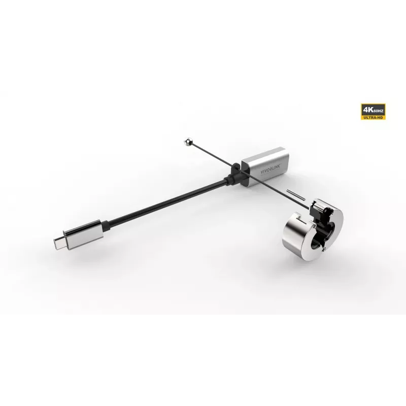 Vivolink PROADRING4S adaptador de vídeo USB Type-C HDMI negro
