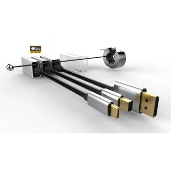 Vivolink PROADRING7S adaptador de cable de vídeo DisplayPort + Mini DisplayPort + USB Type-C 3 x HDMI